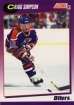 1991-92 Score American #255 Craig Simpson