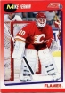 1991-92 Score Canadian Bilingual #80 Mike Vernon