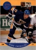 1990-91 Pro Set #261 Gino Cavallini UER/(On back Meagher is mis-/spelled as Meager)