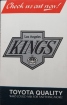 1988-98 Los Angeles Kings HOCKEY Program zpas 