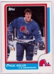 1986-87 Topps #168 Paul Gillis RC