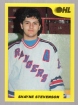 1989-90 7th Inning Sketch OHL #182 Shayne Stevenson/Scorer