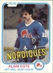 1981-82 O-Pee-Chee #272 Alain Cote