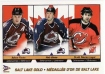 2002-03 McDonald's Pacific Salt Lake Gold #2 A. Foote / R. Blake / S. Niedermayer