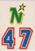 1985-86 Topps Sticker Inserts #29 Minnesota North Stars
