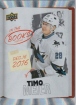 2024-25 Upper Deck Tim Hortons Rookie Retrospective In the Books #ITB7 Timo Meier
