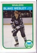 1982-83 O-Pee-Chee #133 Blake Wesley RC