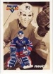 1991-92 Pinnacle #384 Mike Richter IDOL / ( Bernie Parent )