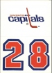 1989-90 Topps Sticker Inserts #30 Washington Capitals DP