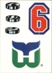 1989-90 Topps Sticker Inserts #25 Hartford Whalers