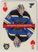 2021-22 O-Pee-Chee Playing Cards #5HEARTS Jordan Binnington 