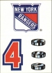 1989-90 Topps Sticker Inserts #17 New York Rangers