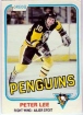 1981-82 O-Pee-Chee #258 Peter Lee