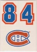 1985-86 Topps Sticker Inserts #23 Montreal Canadiens