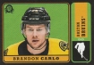 2018-19 O-Pee-Chee Retro Black #444 Brandon Carlo