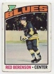 1976-77 Topps #236 Red Berenson