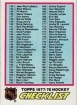 1977/1978 Topps / Checklist