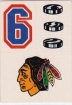 1985-86 Topps Sticker Inserts #21 Chicago Blackhawks