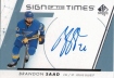 2022-23 SP Authentic Sign of the Times #SOTTBS Brandon Saad F