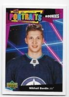 2020-21 Upper Deck UD Portraits #P87 Mikhail Berdin