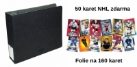 Sběratelská sada NHL pro začátečníky album Blackfire Premium Ring-Binder + folie na 160 karet + 50 karet 