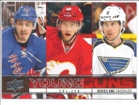 2012-13 Upper Deck #250 Chris Kreider YG CL / Jaden Schwartz / Sven Baertschi