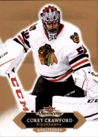 2016-17 Fleer Showcase #13 Corey Crawford