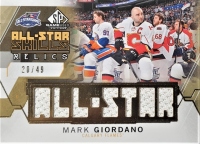 2015-16 SP Game Used All-Star Skills Relics Gold #ASMG Mark Giordano