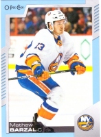 2020-21 O-Pee-Chee Blue #390 Mathew Barzal