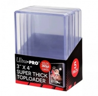 Ultra Pro plastov toploader 360pt Super Thick, balen 5 ks
