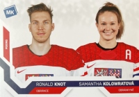 2021-22 MK Nrodn tm #81 Ronald Knot, Samantha Kolowratov
