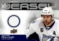 2010-11 Upper Deck Game Jerseys #GJMO Mattias Ohlund