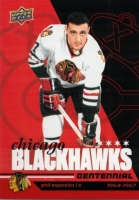 2025-26 Upper Deck Chicago Blackhawks Centennial #89 Phil Esposito