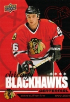 2025-26 Upper Deck Chicago Blackhawks Centennial #72 Steve Sullivan