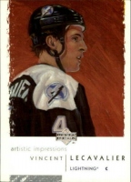 2002-03 UD Artistic Impressions #81 Vincent Lecavalier