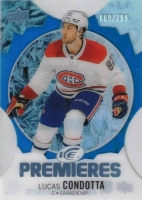 2023-24 Upper Deck Ice Blue #186 Lucas Condotta /799