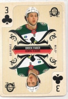 2024-25 O-Pee-Chee Playing Cards #3CLUBS Brock Faber