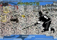 2024-25 Upper Deck Aimbot Speckle #AB18 Adrian Kempe