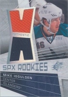 2008-09 SPx #141 Mike Iggulden JSY RC