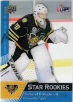 2022-23 Upper Deck CHL Clear Cut #353 Gabriel D'Aigle SR