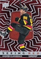 2023-24 Upper Deck Seeing Red Silver Spectrum #SR57 Andrei Kuzmenko