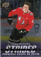2024-25 Upper Deck Tim Hortons Rookie Retrospective Initial Strides #IS9 Luke Hughes