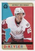 2017-18 O-Pee-Chee Retro Blank Back #133 Danny DeKeyser