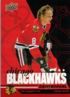2025-26 Upper Deck Chicago Blackhawks Centennial #77 Jim Pappin