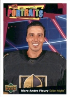 2020-21 Upper Deck UD Portraits #P23 Marc-Andre Fleury