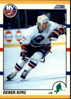 1990-91 Score Rookie Traded #86T Derek King