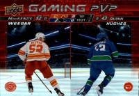 2024-25 Upper Deck Gaming PVP #GPVP18 MacKenzie Weegar / Quinn Hughes