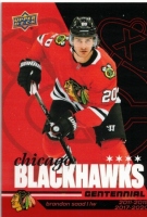 2025-26 Upper Deck Chicago Blackhawks Centennial #90 Brandon Saad