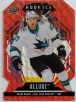 2022-23 Upper Deck Allure Orange Slice Die Cut #117 Adam Raka