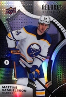 2021-22 Upper Deck Allure Black Rainbow #134 Mattias Samuelsson